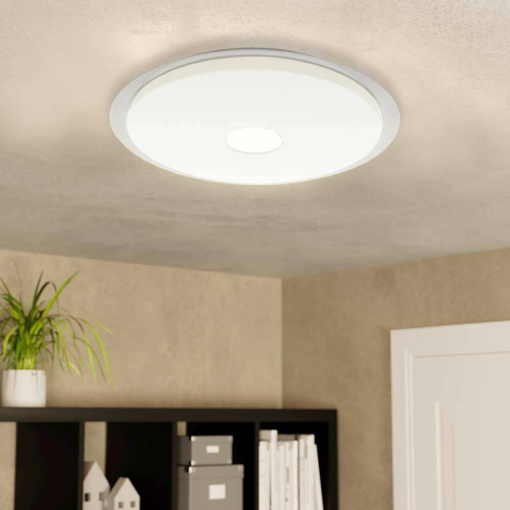Eglo IGROKA Plafoniera LED Bianco, 1-Luce, Telecomando main product photo