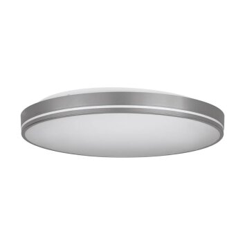 Eglo OROTAVA Plafoniera LED Grigio, 2-Luci, Telecomando