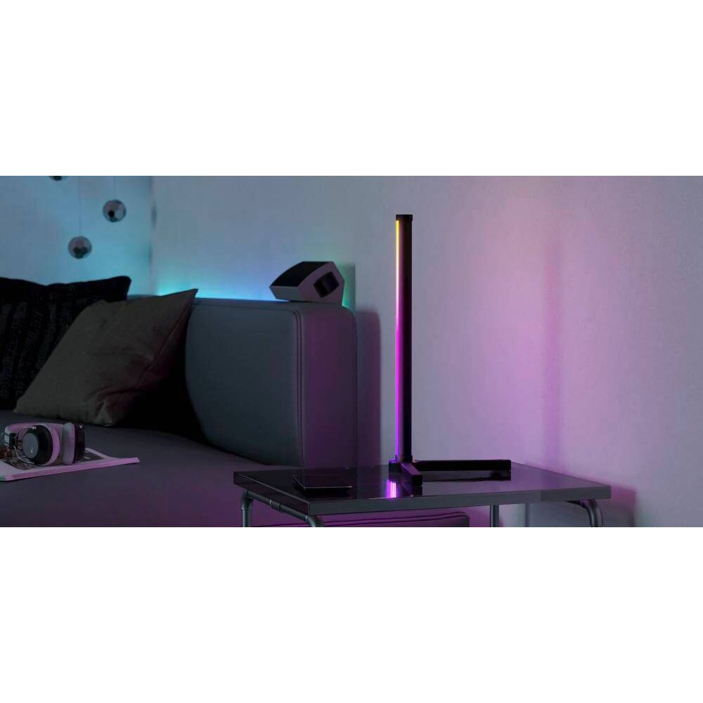 Eglo RGBIC Lampada da tavolo LED Nero, 1-Luce, Telecomando, Cambia colore main product photo
