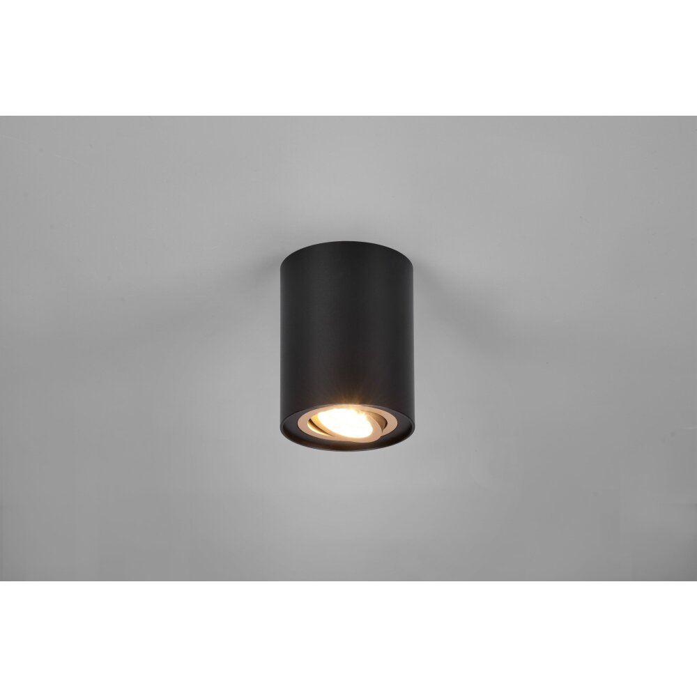 Trio Cookie Plafoniera Oro, Nero, 1-Luce main product photo