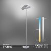 Paul Neuhaus PURE-MUTIL Piantana LED Acciaio satinato, 2-Luci