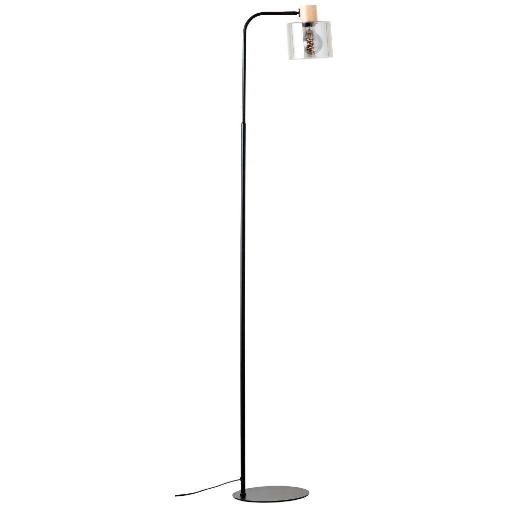 Brilliant Weald Lampada da terra Legno chiaro, Nero, 1-Luce main product photo