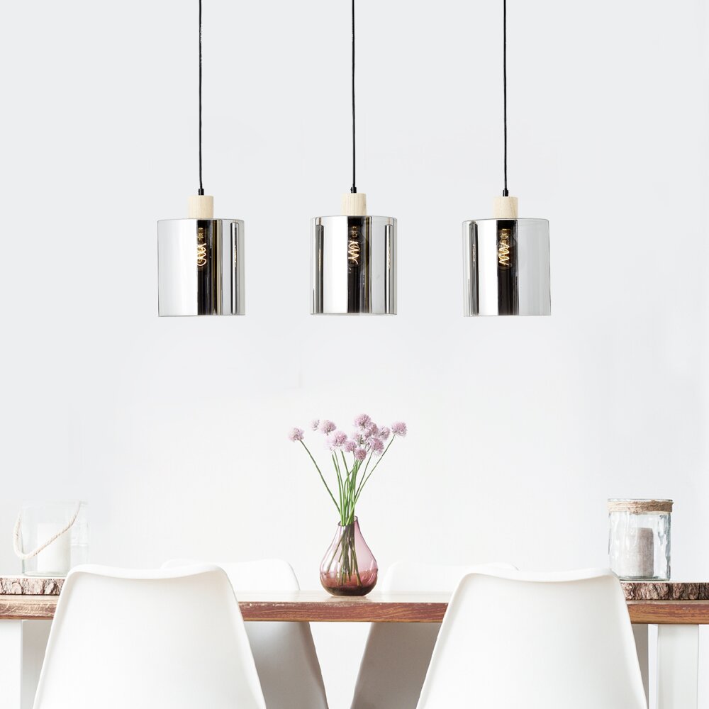 Brilliant Weald Lampada a Sospensione Nero, 3-Luci main product photo