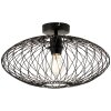 Brilliant Norden Plafoniera Nero, 1-Luce