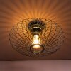 Brilliant Norden Plafoniera Nero, 1-Luce