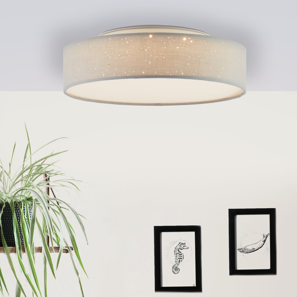Brilliant Baska Plafoniera LED Bianco, 1-Luce main product photo