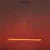 Lampada a Sospensione Paul Neuhaus Q-Riller LED Cromo, 14-Luci, Telecomando, Cambia colore