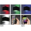 Paul Neuhaus Q-AMIN Applique LED Antracite, 1-Luce, Telecomando, Cambia colore