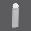 Paul Neuhaus Q-LINO Lampioncino Segnapasso LED Bianco, 1-Luce, Telecomando, Cambia colore