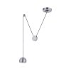 Paul Neuhaus Q-ADAM Lampada a Sospensione LED Acciaio inox, 1-Luce, Telecomando, Cambia colore