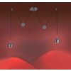 Paul Neuhaus Q-ADAM Lampada a Sospensione LED Acciaio inox, 2-Luci, Telecomando, Cambia colore