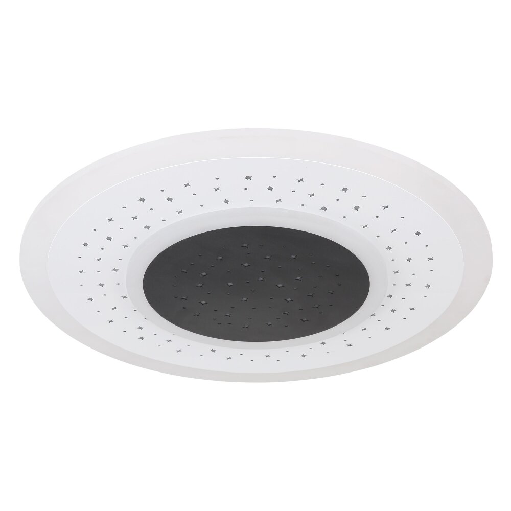 Globo GISELL Plafoniera LED Bianco, 1-Luce, Telecomando