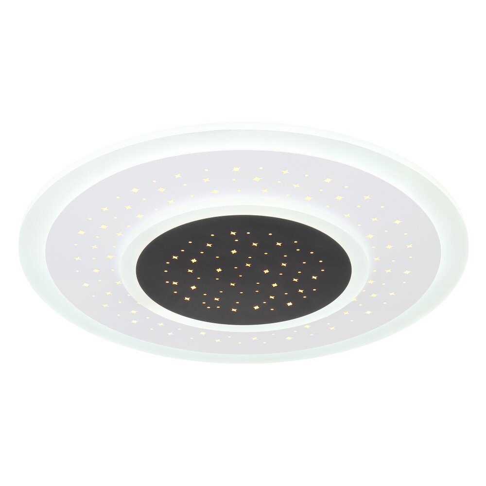 Globo GISELL Plafoniera LED Bianco, 1-Luce, Telecomando