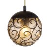 Globo FITZ Applique Nero, 1-Luce