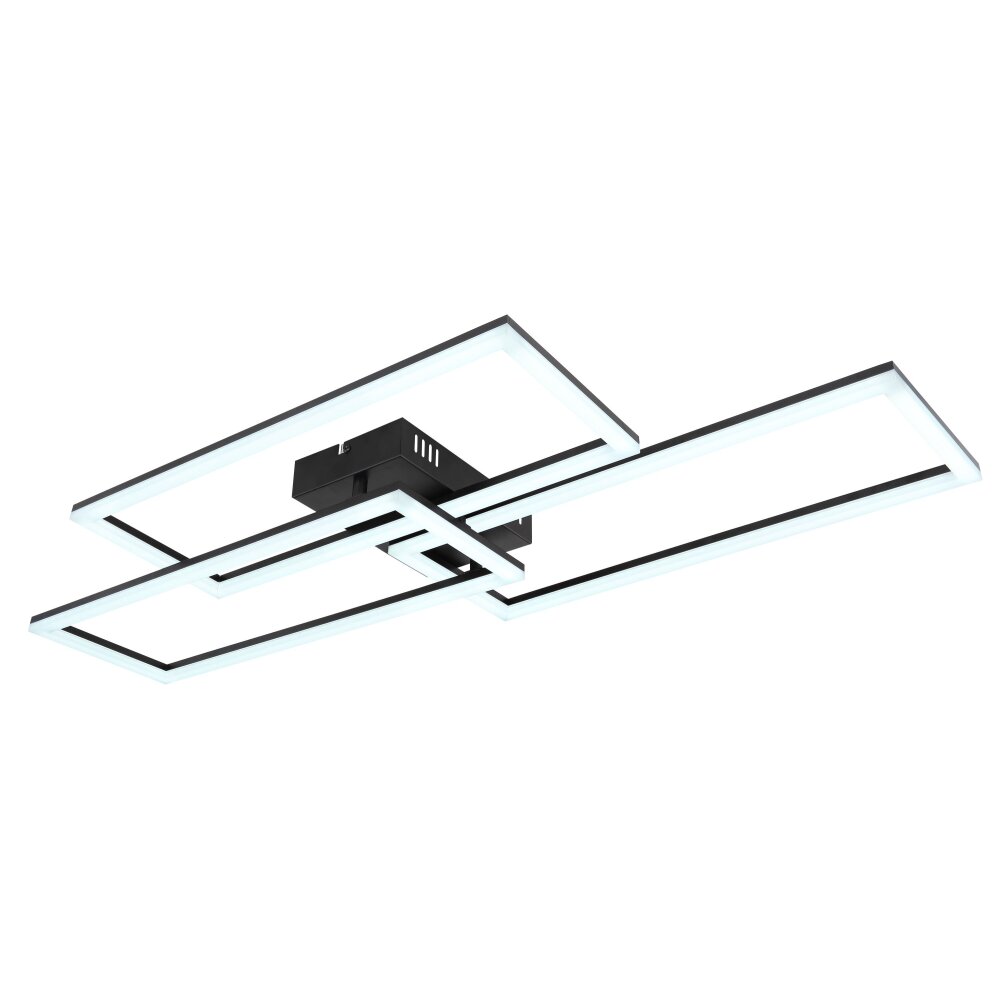 Globo TINY Plafoniera LED Nero, 1-Luce, Telecomando
