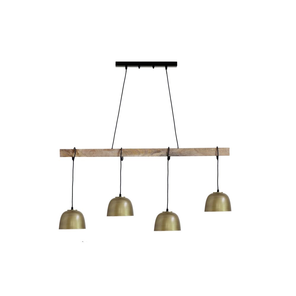 Globo HERMI Lampadario a sospensione Ottone antico, Écru, 4-Luci main product photo