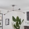 Fernandaires Plafoniera LED Nichel opaco, 8-Luci
