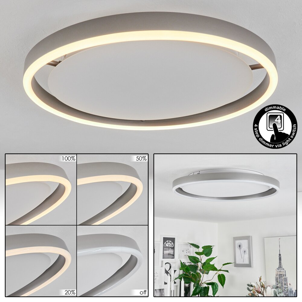 Barril Plafoniera LED Alluminio, 1-Luce main product photo