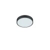 Trio Waco Plafoniera LED Nero, 1-Luce