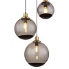 Globo POTTER Lampadario a sospensione Ottone, Nero, 3-Luci