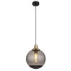 Globo POTTER Lampadario a sospensione Ottone, Nero, 1-Luce