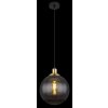 Globo POTTER Lampadario a sospensione Ottone, Nero, 1-Luce