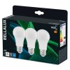 BELLALUX® CLA Set di 3 LED E27 10 Watt 4000 Kelvin 1055 Lumen