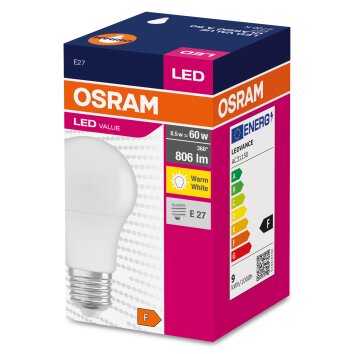 OSRAM CLASSIC A LED E27 8,5 Watt 2700 Kelvin 806 Lumen