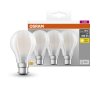 OSRAM CLASSIC A Set di 3 LED B22d 6,5 Watt 2700 Kelvin 806 Lumen