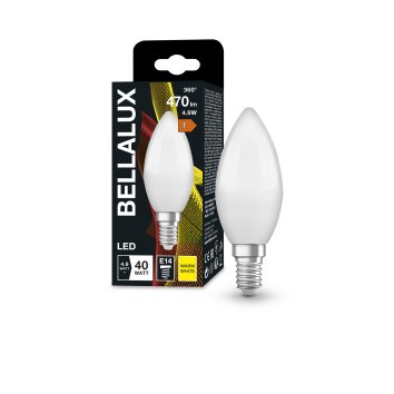 BELLALUX® LED E14 4,9 Watt 2700 Kelvin 470 Lumen BELLALUX® LED E14 4,9 Watt 2700 Kelvin 470 Lumen