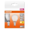 OSRAM LED Retrofit Set di 2 E14 da 2,5 Watt 2700 Kelvin 250 Lumen