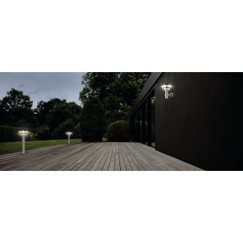 LEDVANCE ENDURA® Lampade solari Acciaio inox, 1-Luce, Sensori di movimento