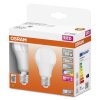 OSRAM LED Retrofit Set di 2 E27 9,4 Watt 2700 Kelvin 806 Lumen