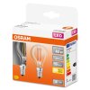 OSRAM LED Retrofit Set di 2 E14 4 Watt 2700 Kelvin 470 Lumen