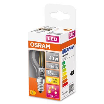 OSRAM CLASSIC P LED E14 4 Watt 2700 Kelvin 470 Lumen OSRAM CLASSIC P LED E14 4 Watt 2700 Kelvin 470 Lumen