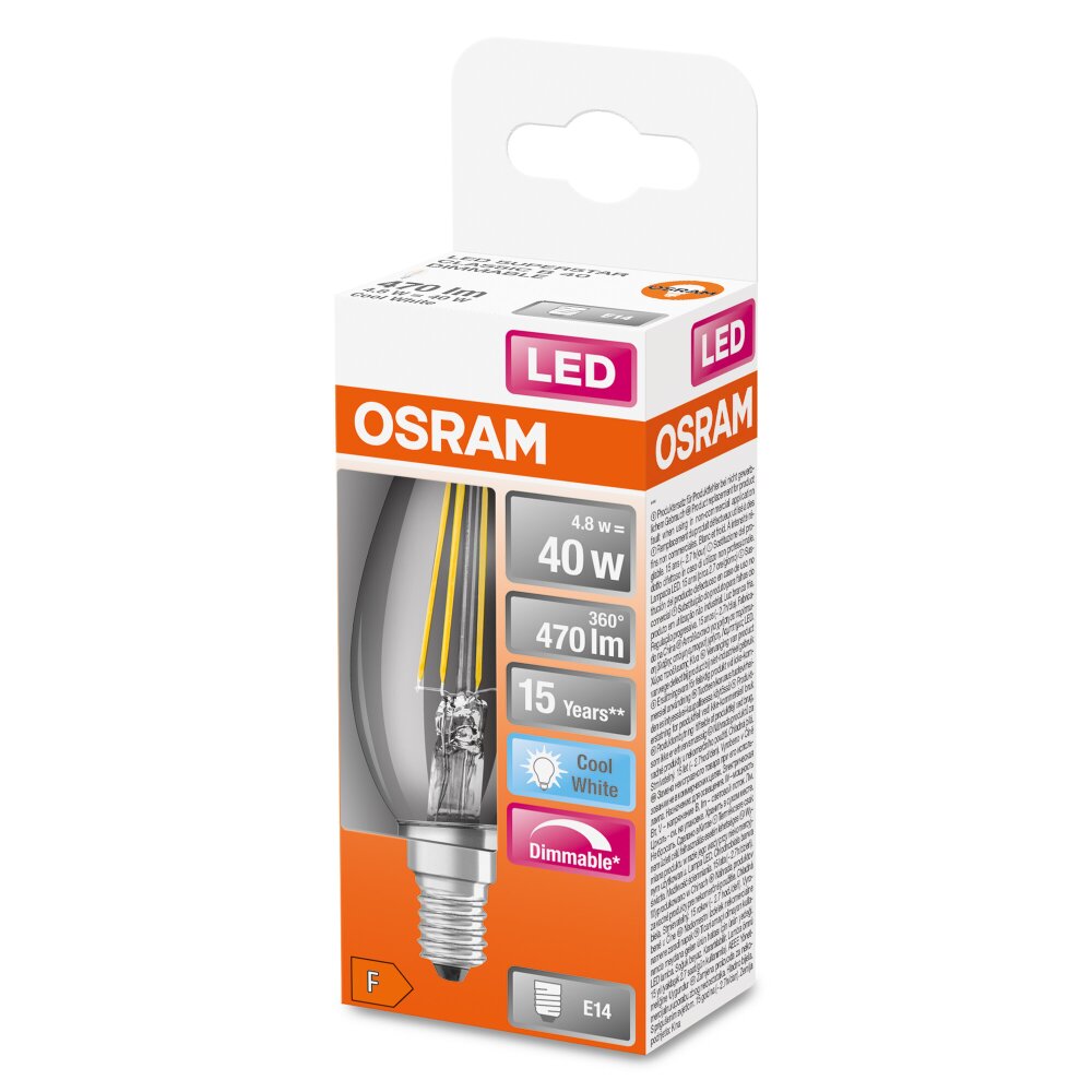 OSRAM LED Retrofit E14 4,8 Watt 4000 Kelvin 470 Lumen main product photo