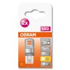 OSRAM LED PIN Set di 2 G9 1,9 Watt 2700 Kelvin 200 Lumen