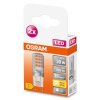 OSRAM LED PIN Set di 2 G9 2,6 Watt 2700 Kelvin 320 Lumen