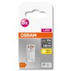 OSRAM LED BASE PIN Set di 3 G4 0,9 Watt 2700 Kelvin 100 Lumen