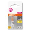 OSRAM LED BASE PIN Set di 3 G9 2,6 Watt 2700 Kelvin 320 Lumen