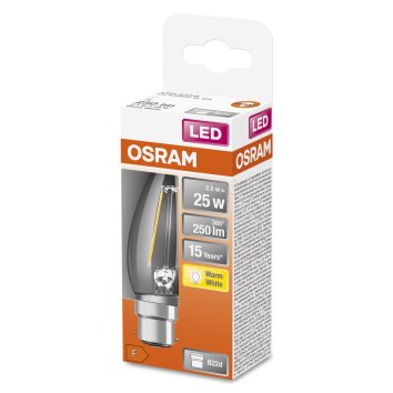 OSRAM LED Retrofit B22d 2,5 Watt 2700 Kelvin 250 Lumen