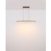 Globo DORO Lampadario a sospensione LED Grigio, Aspetto del legno, 1-Luce