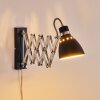 Stranderott Applique Cromo, Nero, 1-Luce