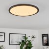 Hortinhas Plafoniera LED Nero, 1-Luce, Telecomando, Cambia colore