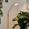 Chirep Lampada da terra LED Nichel opaco, 1-Luce