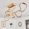Gora Plafoniera LED Ottone, 3-Luci Gora Plafoniera LED Ottone, 3-Luci