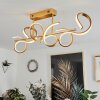 Gora Plafoniera LED Ottone, 3-Luci Gora Plafoniera LED Ottone, 3-Luci
