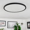 Hortinhas Plafoniera LED Nero, 1-Luce, Telecomando, Cambia colore