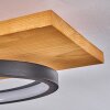 Pompu Plafoniera LED Écru, Nero, 1-Luce