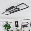 Vaseux Plafoniera LED Nero, Bianco, 1-Luce